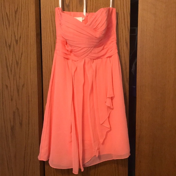 davids bridal Dresses & Skirts - Coral bridesmaid dress
